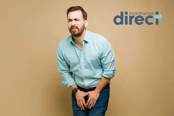 Image of a middle aged man suffering with urge incontinence Derby