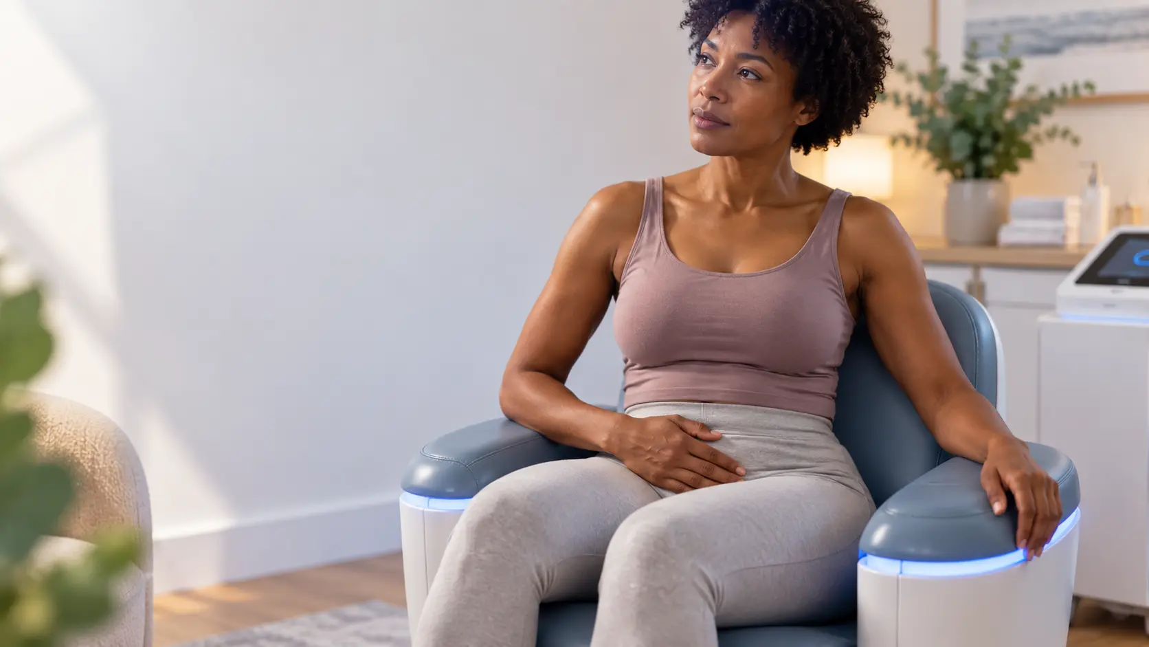Calm Wellness Chair Reflection pelvic floor health solutions from incontince direct Derby
